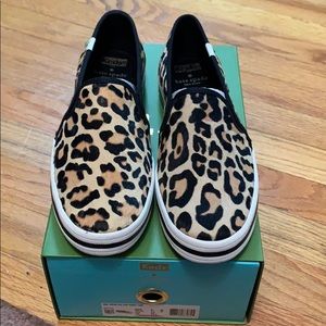 New Keds x Kate Spade Leopard sneakers Size 8